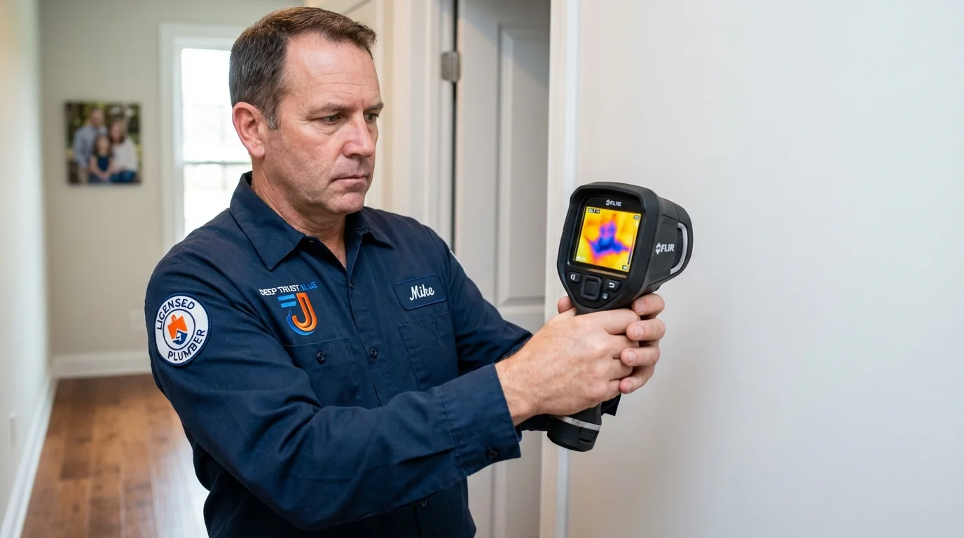Thermal imaging leak detection by Johns Plumbing LLC in Sanibel